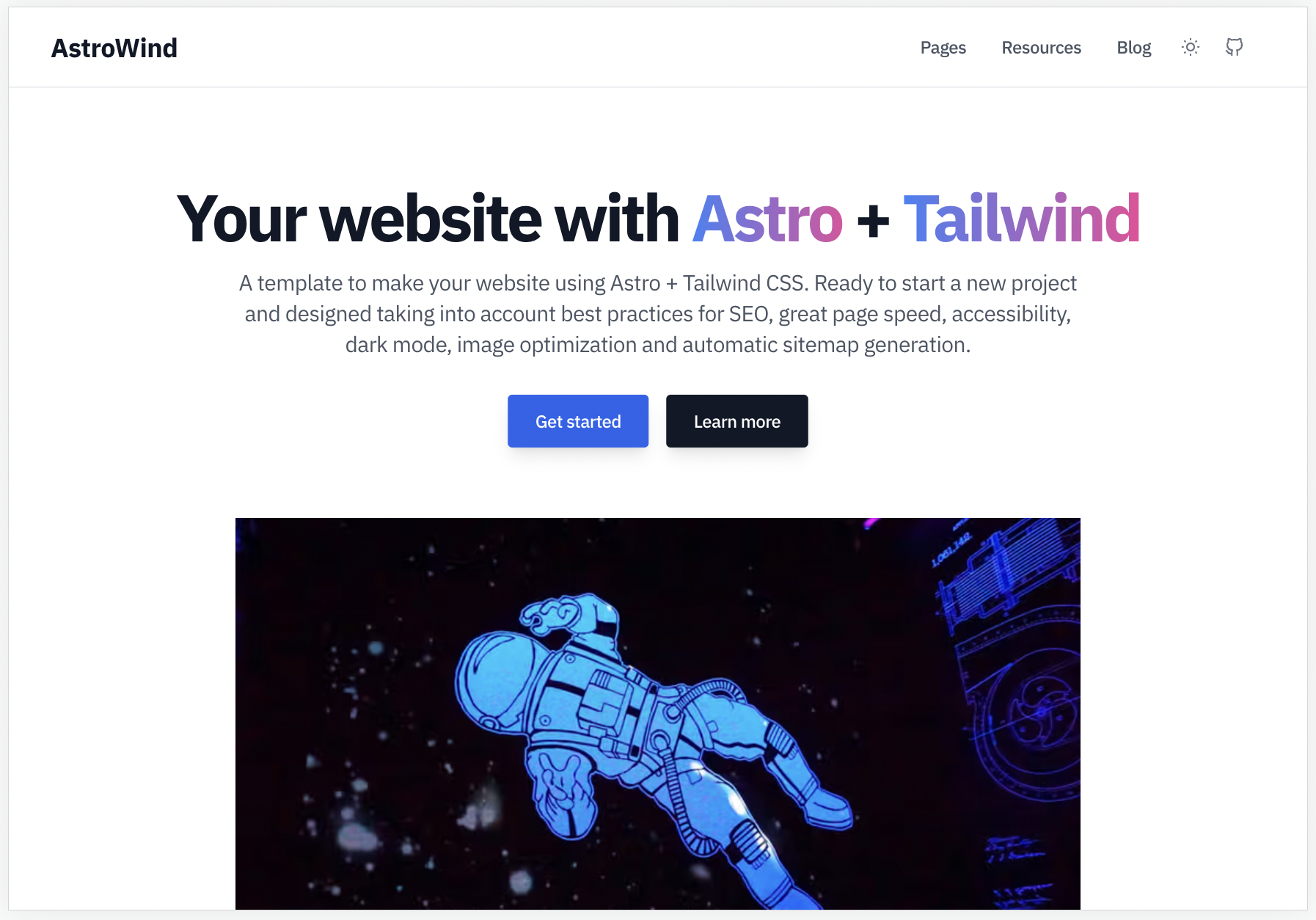 AstroWind Image